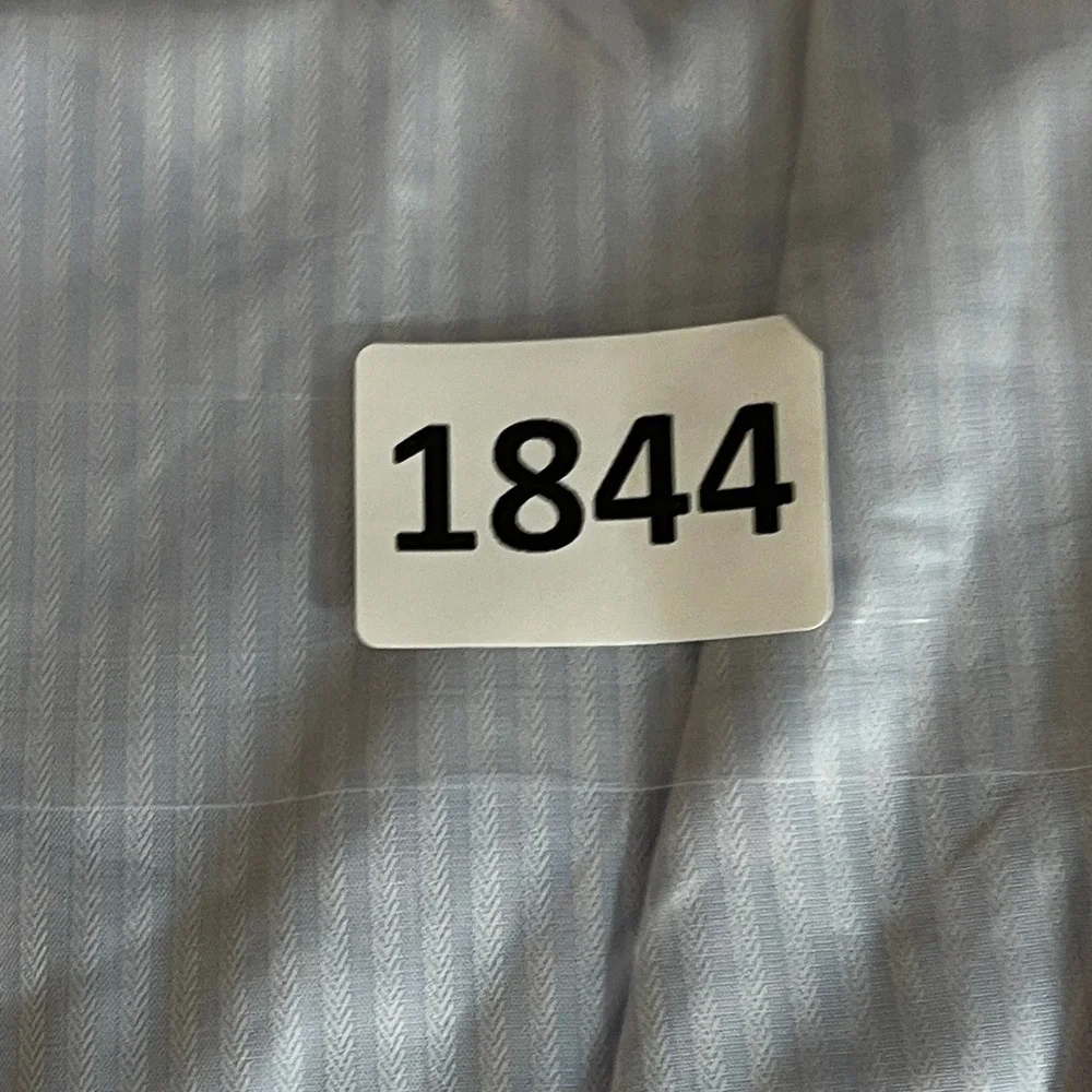 Uniqlo Slim Fit Shirt Men's XXL Blue Striped Short Sleeve‎ Button Up Lightweight